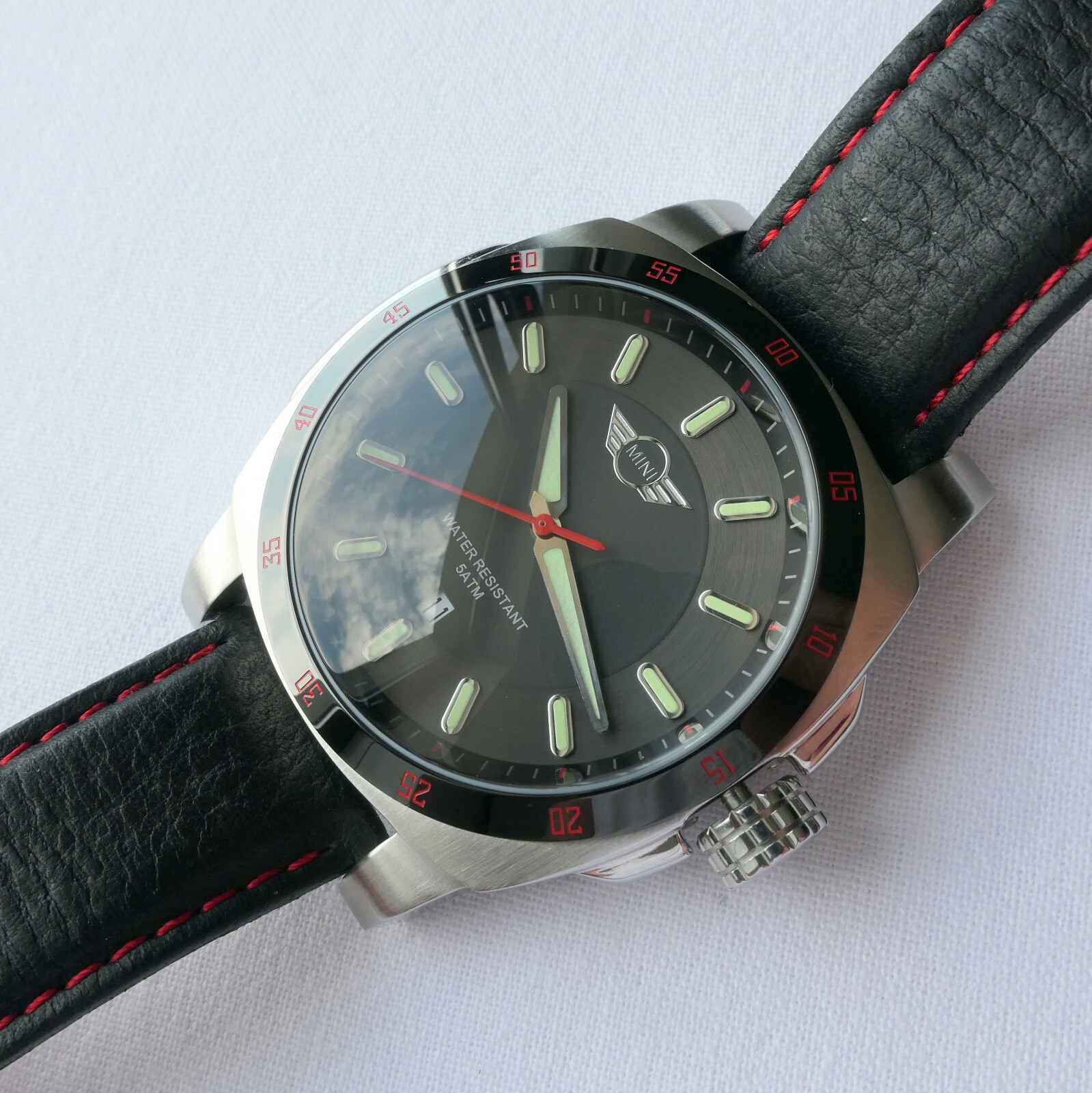 MINI John Cooper Works S JCW Rally Racing Car Accessory Sport Chilli Red Watch