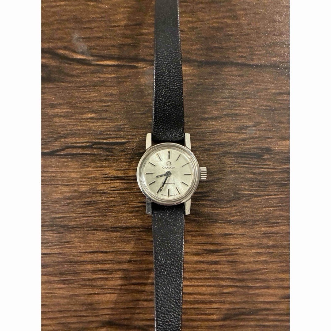OMEGA Geneve Mechanical Manual Winding Silver Dial Ladies Vintage Watch Running