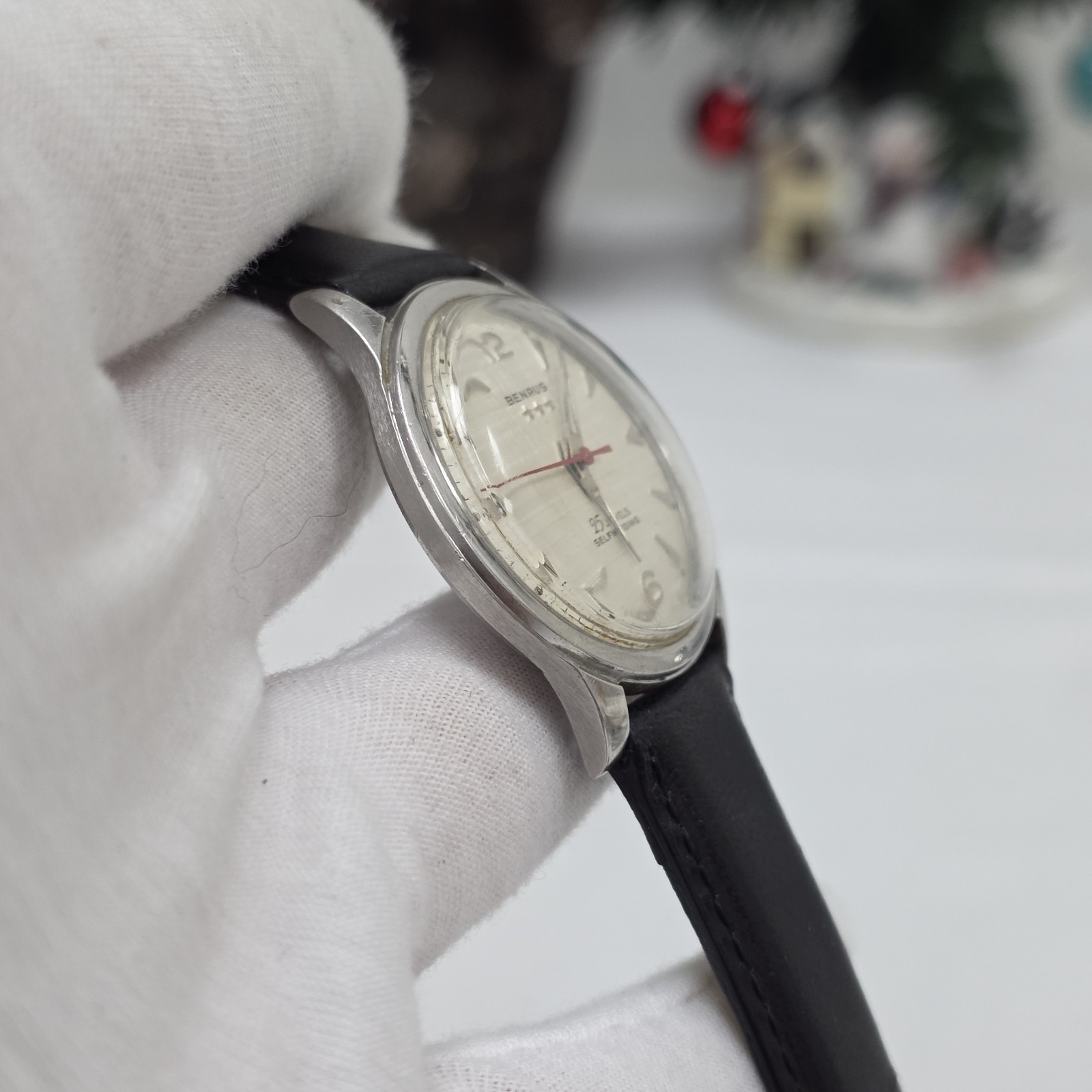 Vintage Benrus 3 Star FE 235 25 Jewels Men Wrist Watch Swiss Automatic Stainless