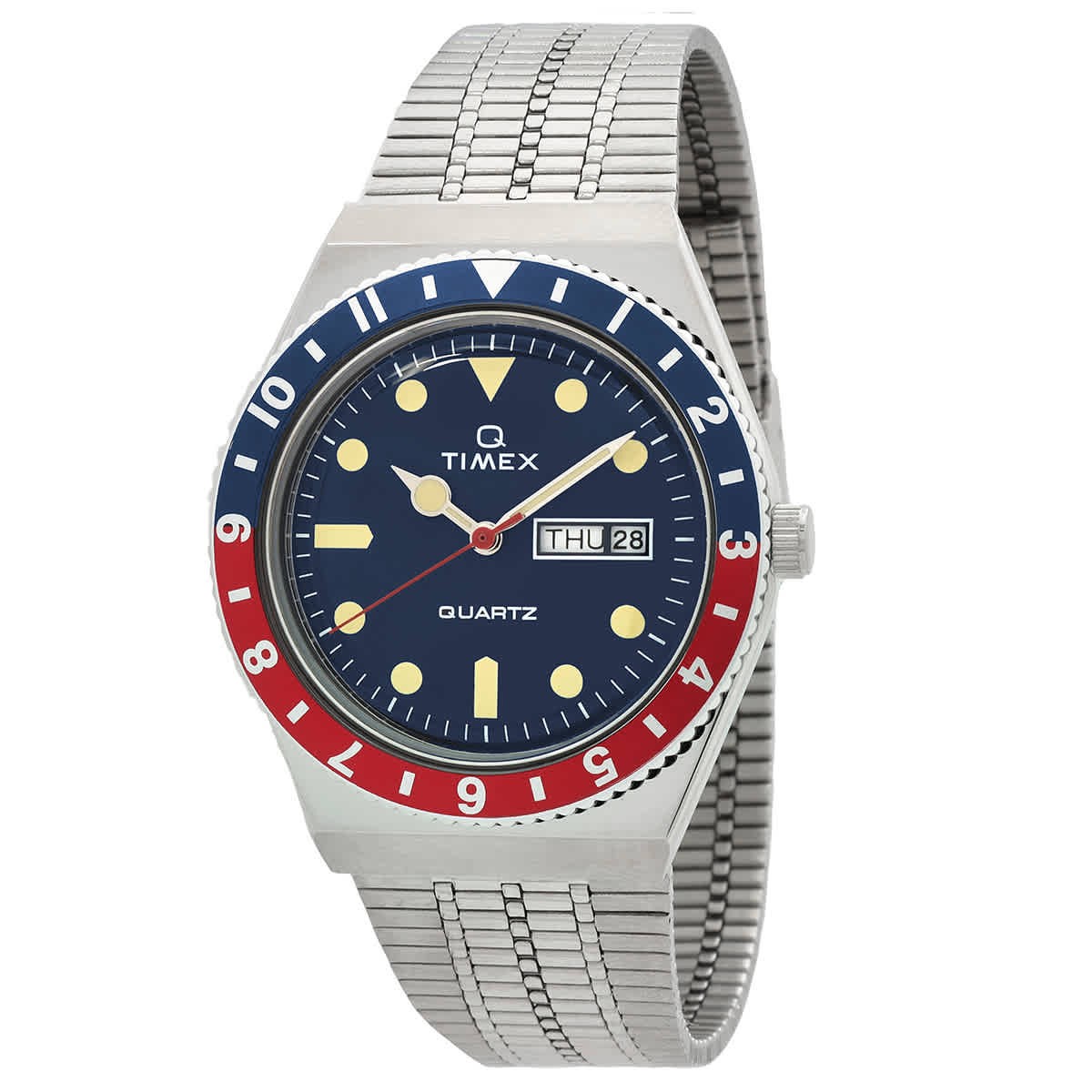 Timex Q Timex Reissue Quartz Blue Dial Watch TW2T80700ZV