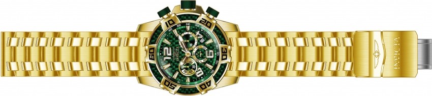 Invicta Men’s 34156 Pro Diver Quartz 50mm Green Dial Stainless Steel Watch