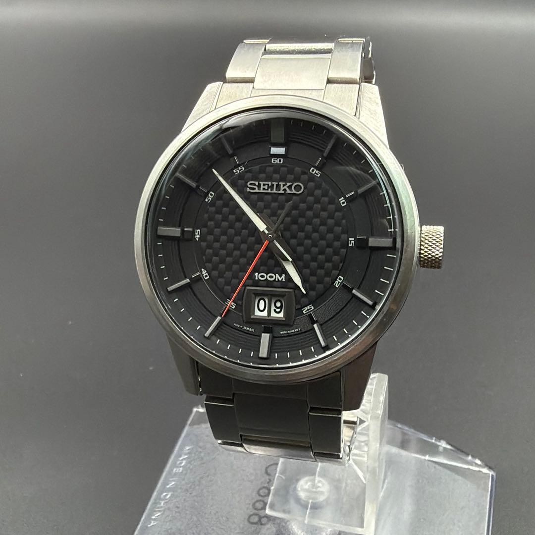 SEIKO 6N76-00H0 Big Date Quartz Men’s Watch Used