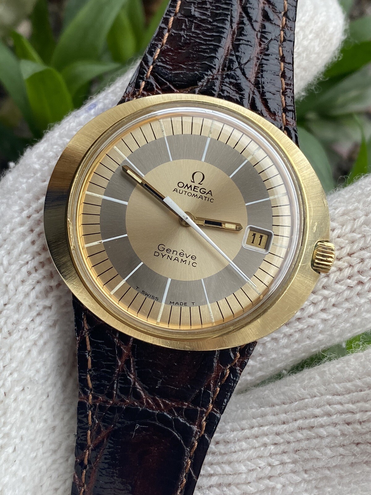 OMEGA GENEVE DYNAMIC WATCH AUTOMATIC CAL.565 DATE MENS 41.5mm SWISS MADE