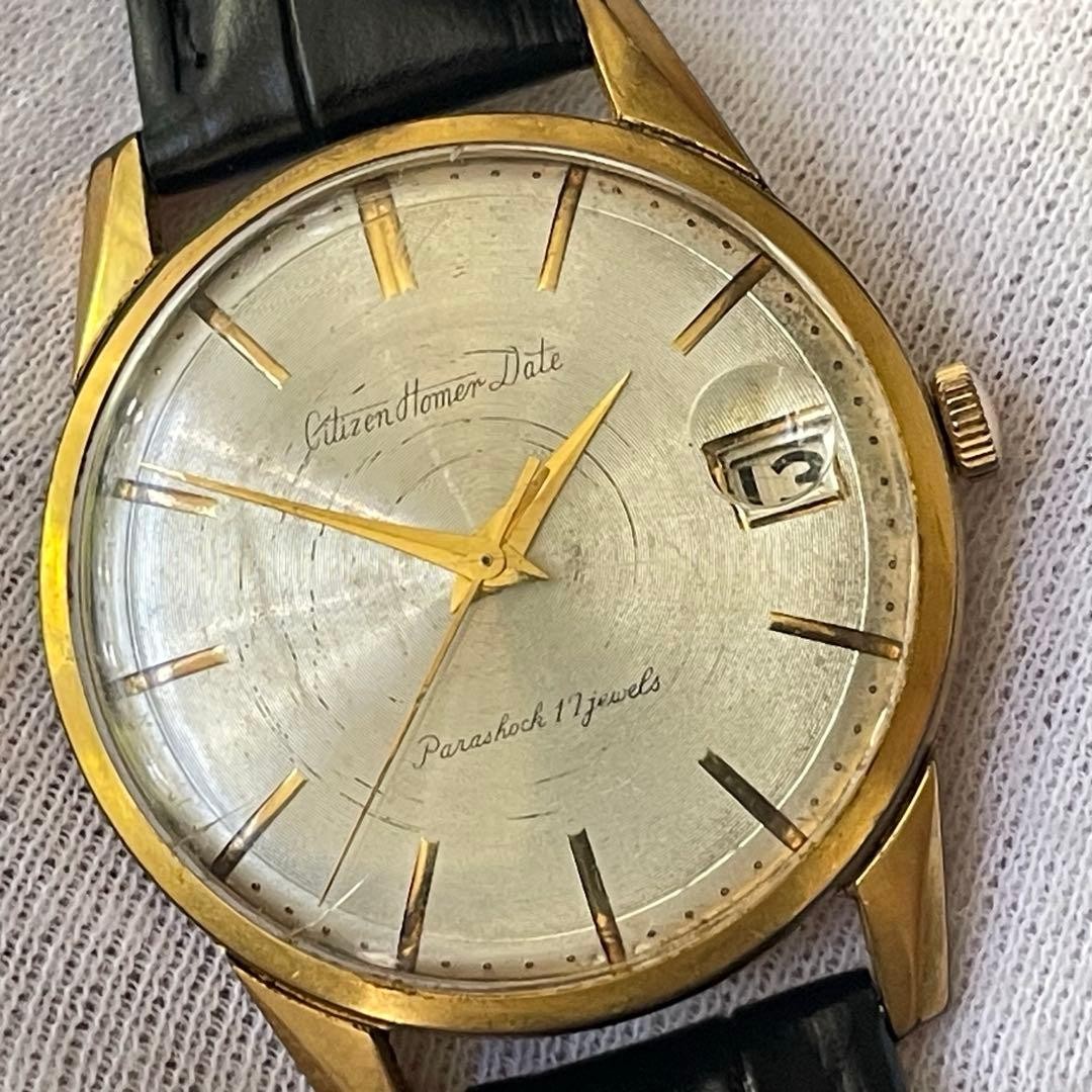 Citizen Homer Date Manual Wind Dress Watch 35mm Mens wrist 20cm/7.9in