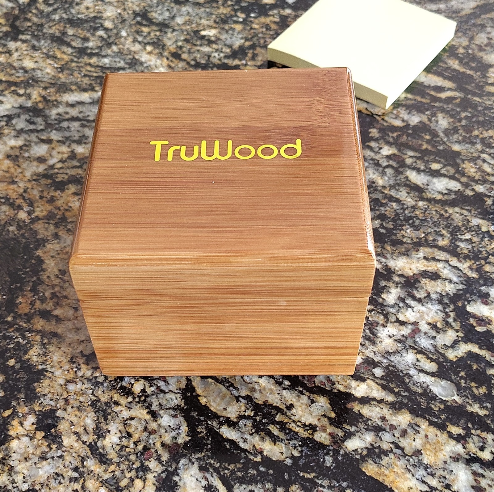 TruWood Women’s Wristwatch Silver/Beige Metal/Wood Analog Round with Box