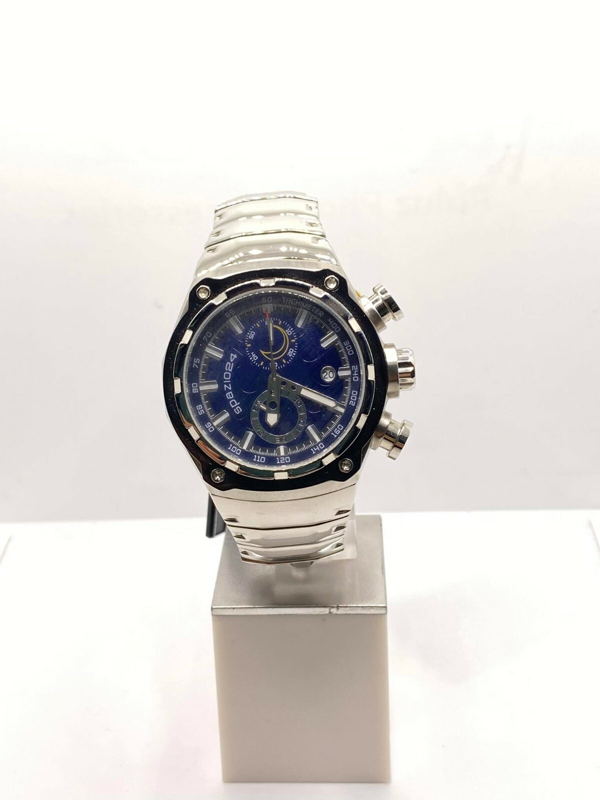 OROLOGIO UOMO SPAZIO 24 L4C047 CHORNO ACCIAIO NUOVO!! -20% OFF
