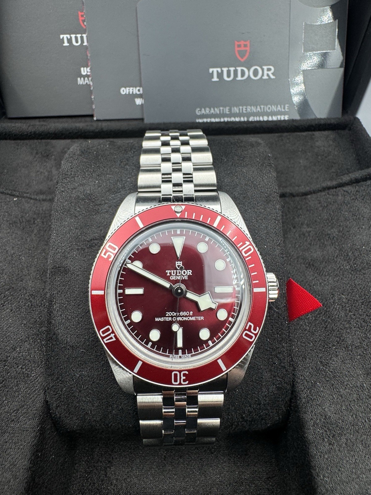 2025 Tudor Black Bay 58 Burgundy Jubilee 39mm 5-Link Red M7939A1A0RU-0001