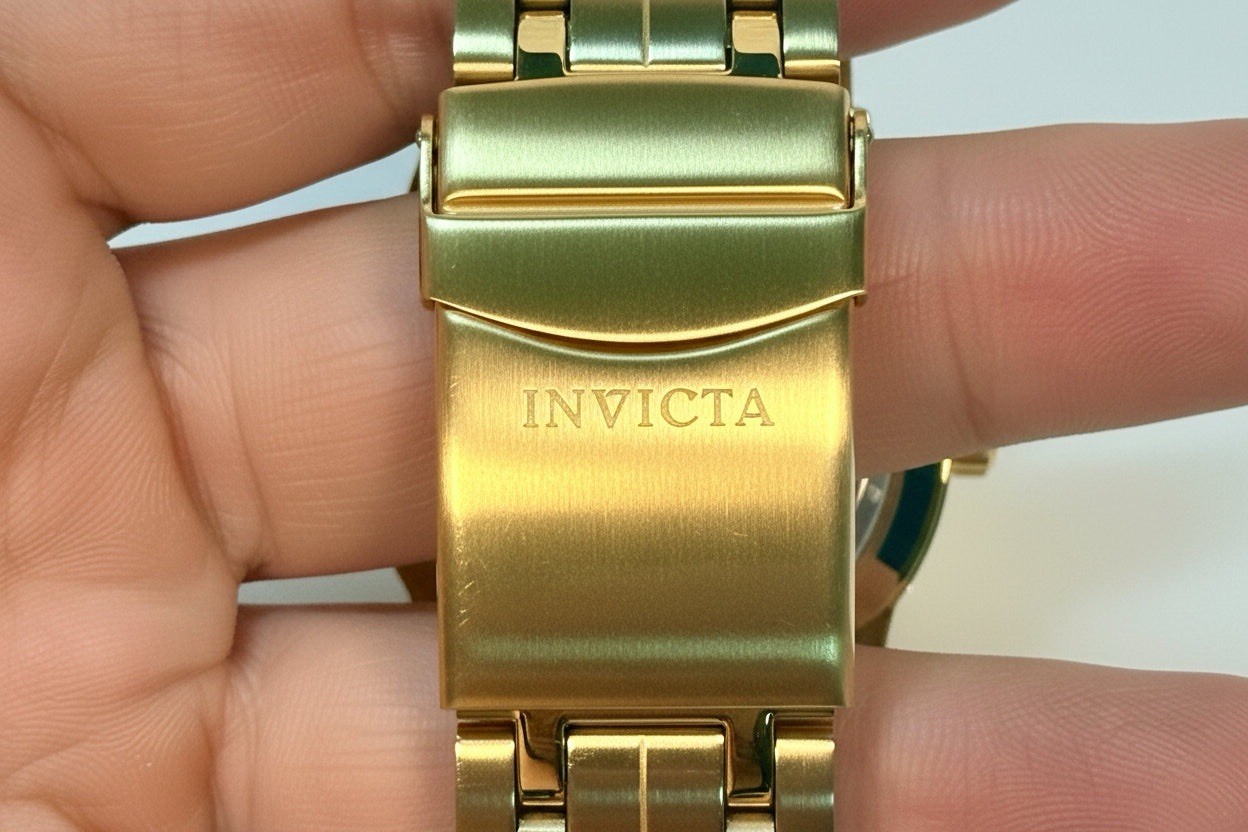 69121 Invicta Objet D Art Arcalis Automatic Men Gold Skeleton Dial Watch 42.5mm