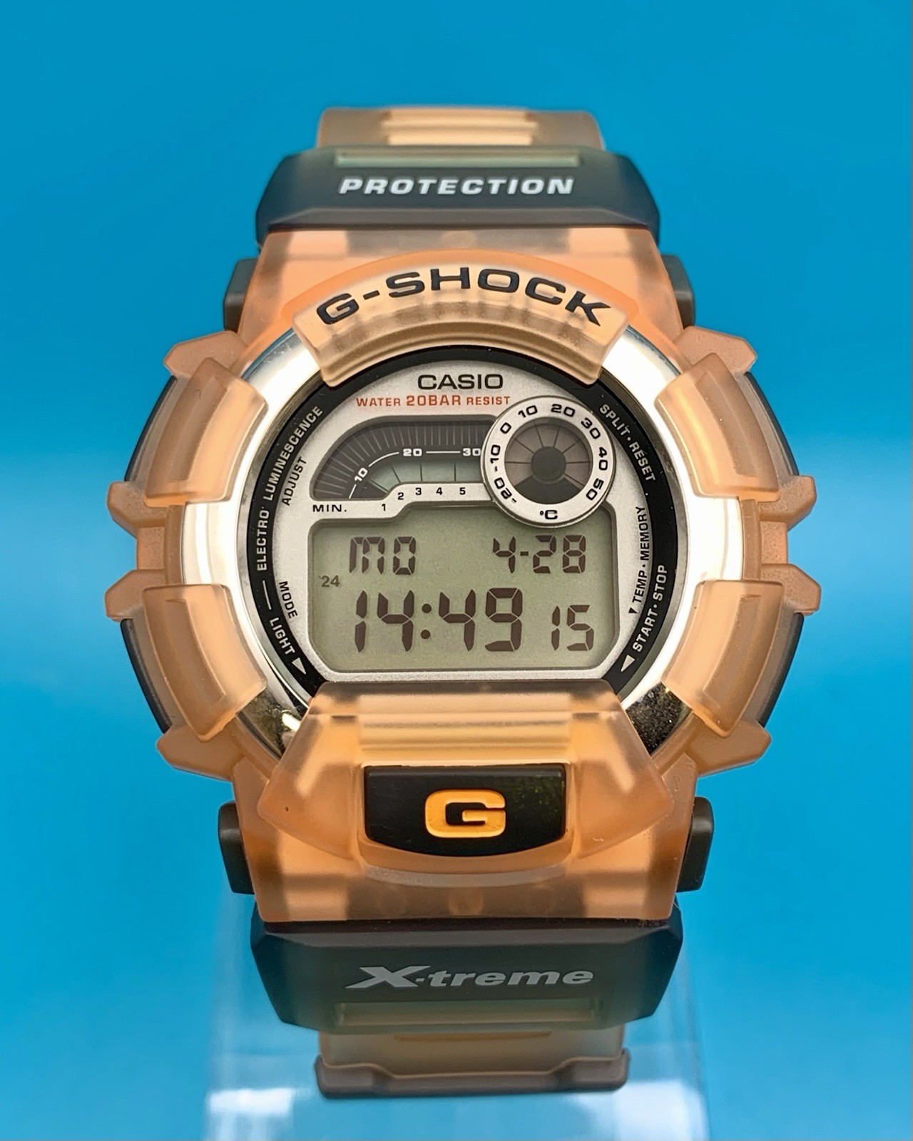 CASIO VINTAGE G-SHOCK DW-9500XS-4T X-TREME Thermometer Boxed 1998 Japan Y