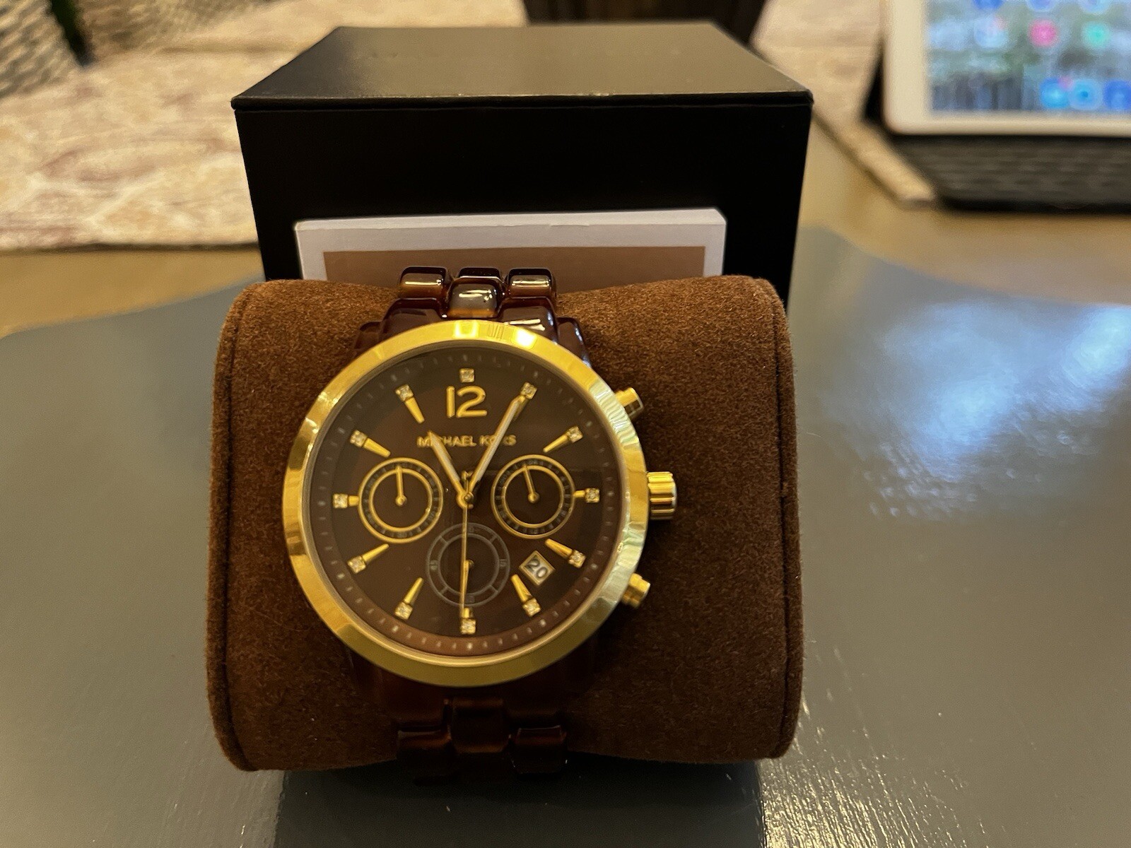 Women’s Michael Kors Audrina Chronograph Glitz Watch MK6237