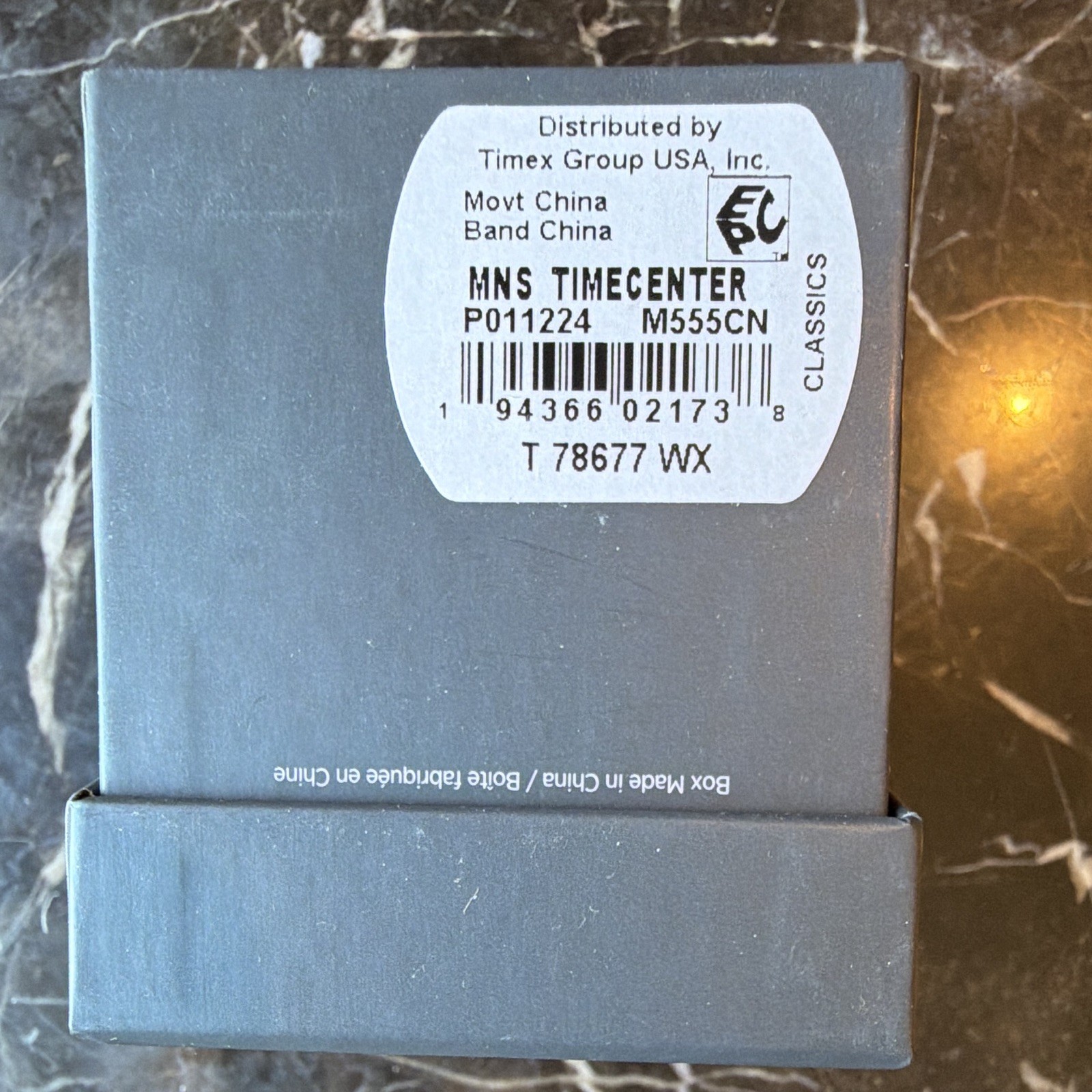 Timex Timecenter Digital Quartz 30m Gold-Tone Case SS Expansion Band w/ Box