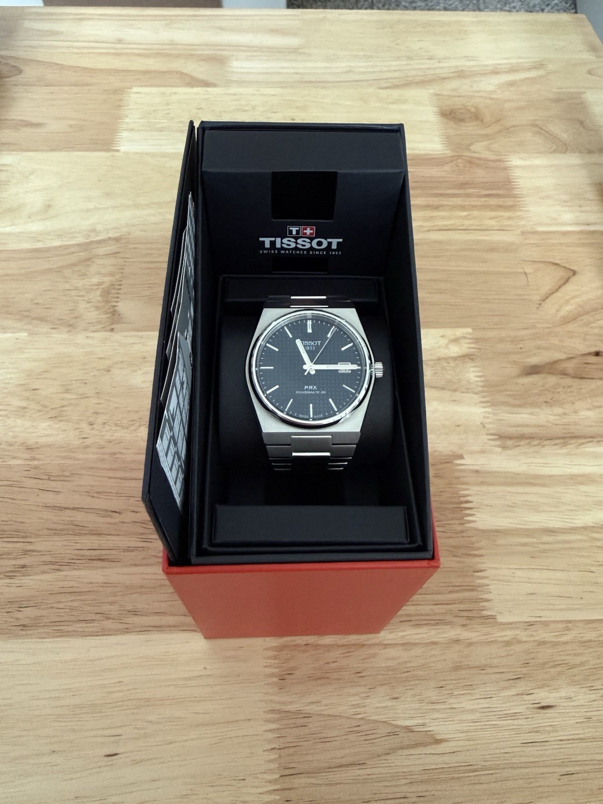 Tissot PRX Powermatic 80 Men’s Watch 40mm Stainless Steel Blue Dial