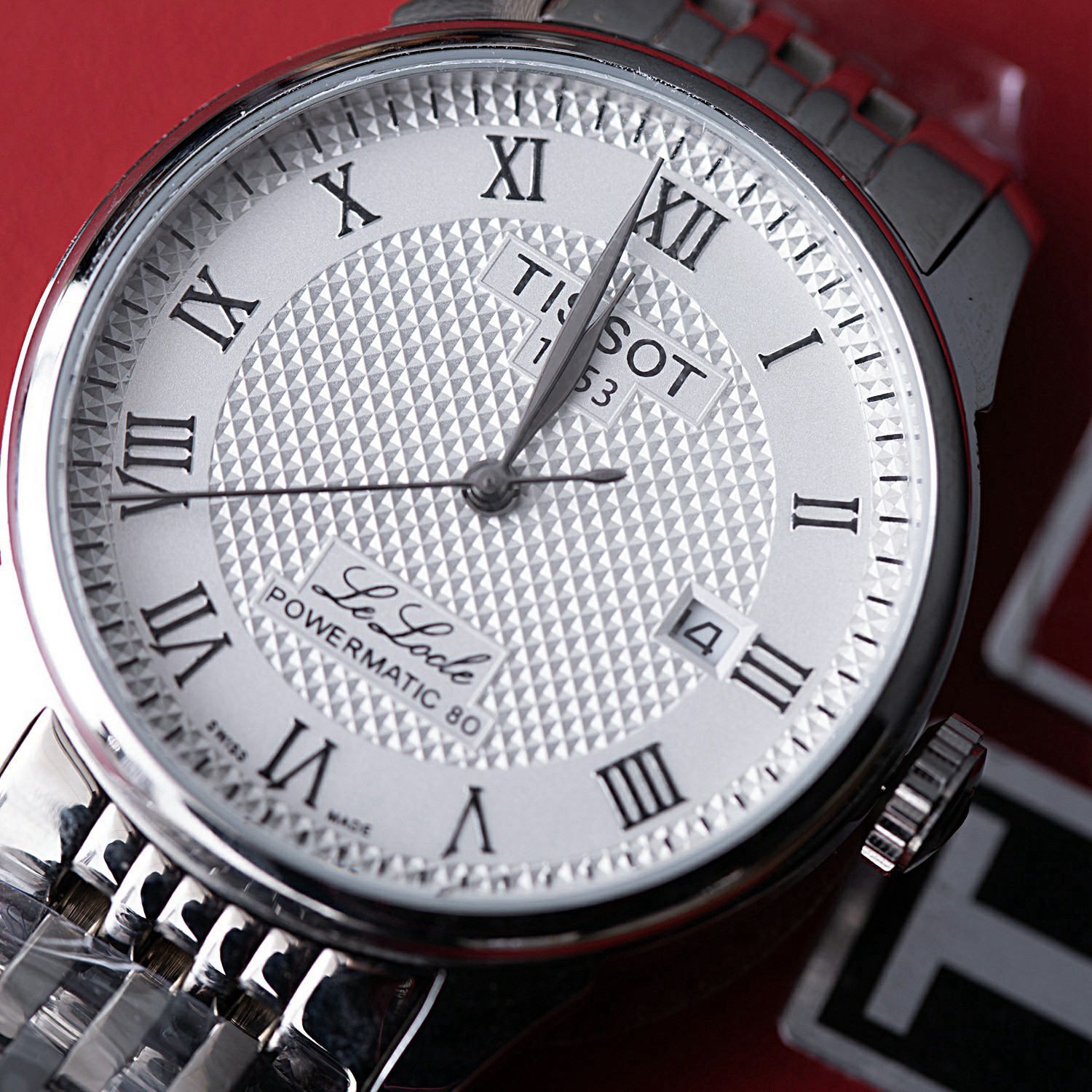 Tissot Le Locle Powermatic Men’s Automatic Watch Silver Dial Steel 40mm Box.