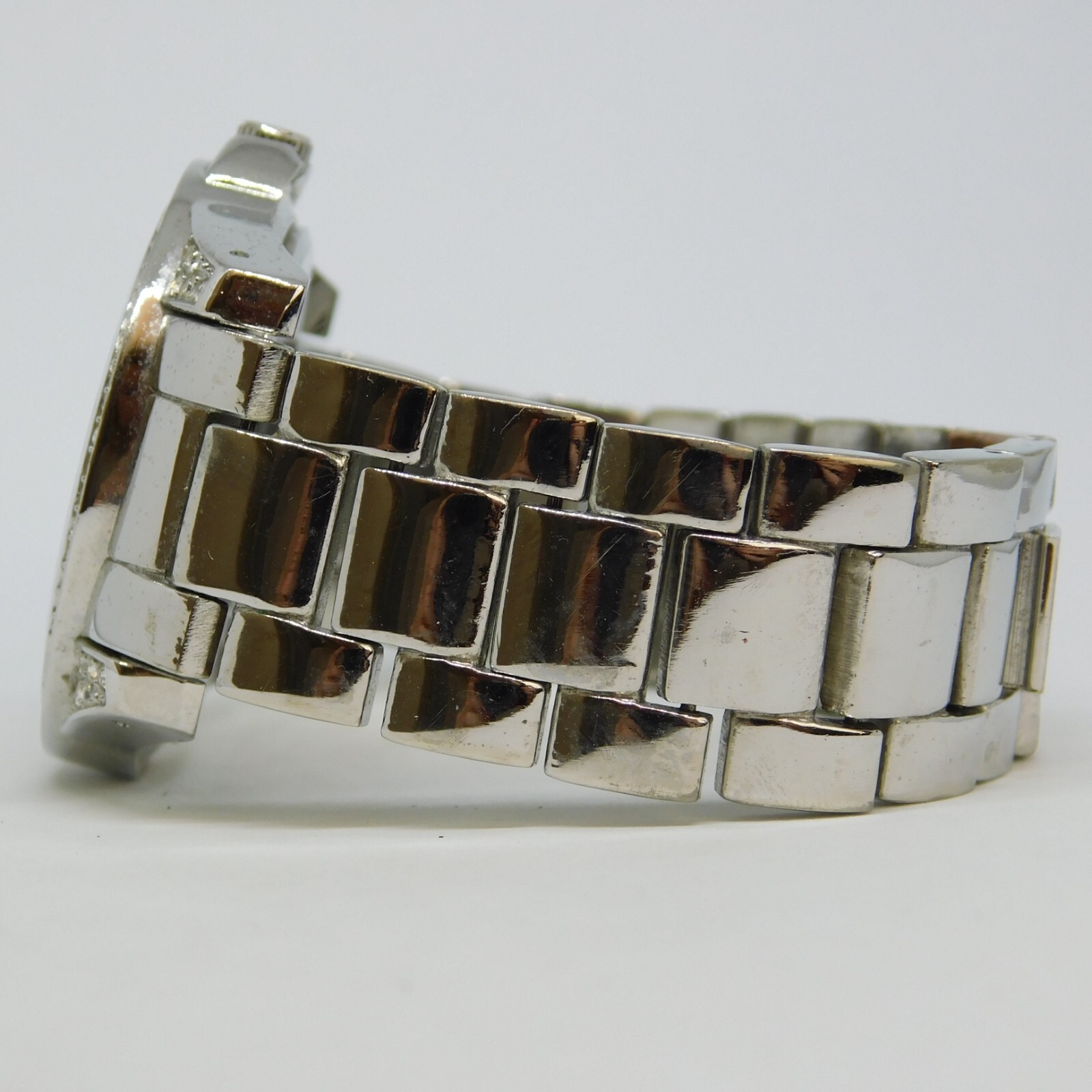 GRUEN II GRT582 Silver Tone Quartz Analog Women’s Watch Sz. 7″ New Battery