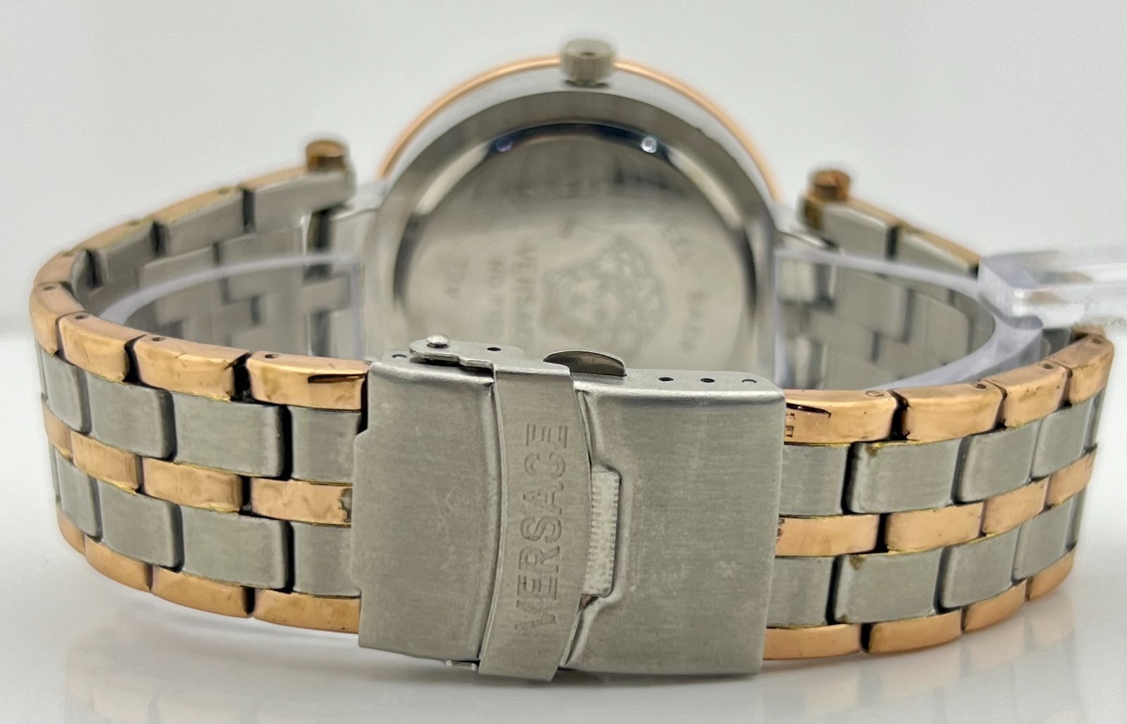 Premium Men’s Versace MoonPhase White Dial Date Rotating Bezel Wristwatch