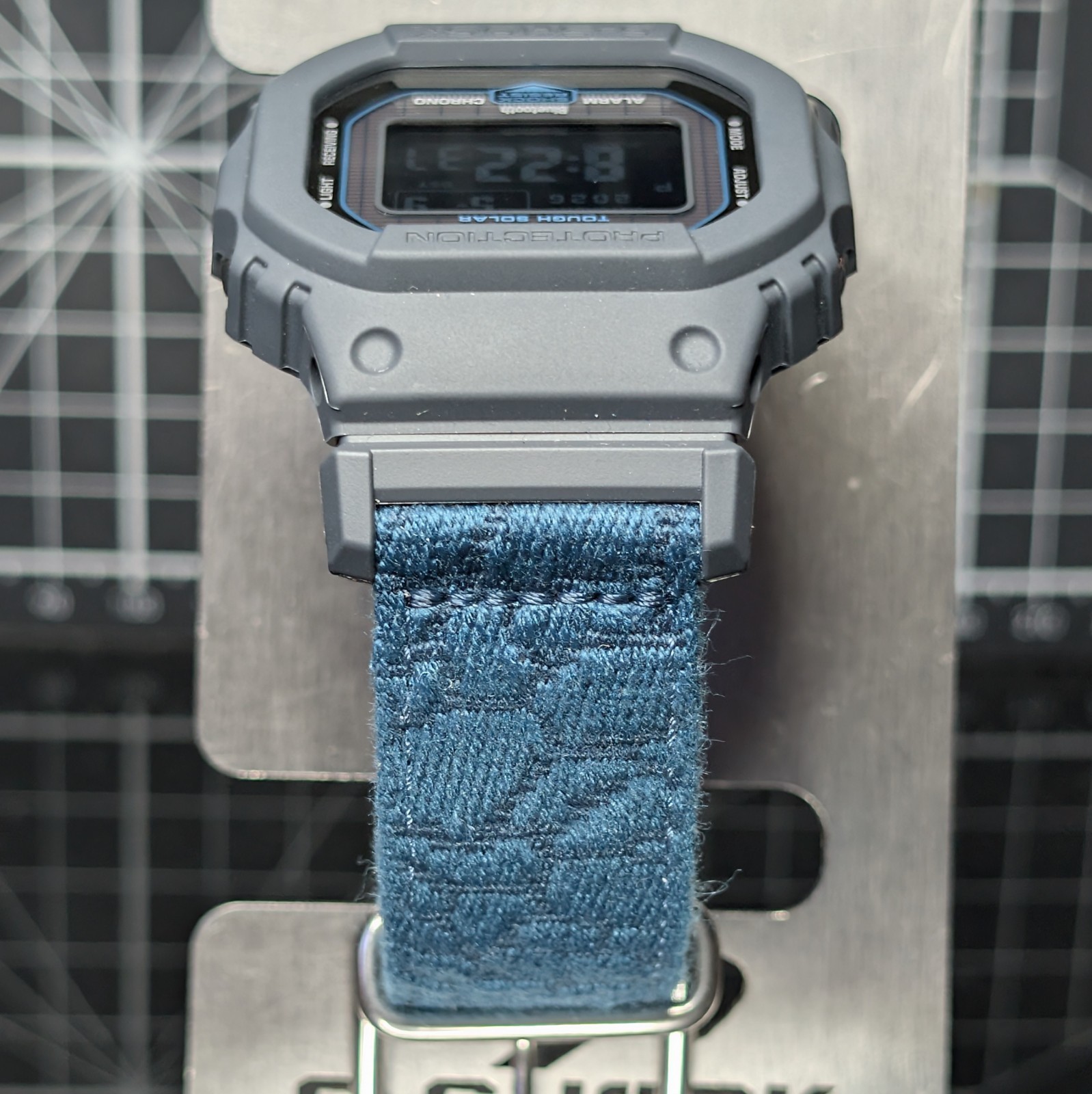 Casio G-Shock ECO GW-BX5600 Solar Multiband MiP Square Black Blue GW-BX5600CBG-2