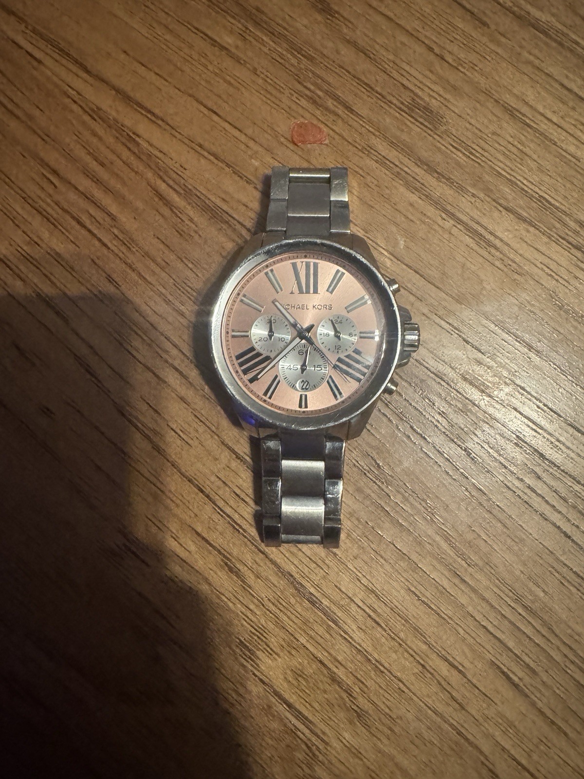 Michael Kors Wren MK-5837 Rose Gold Stainless Steel Chronograph Ladies Watch