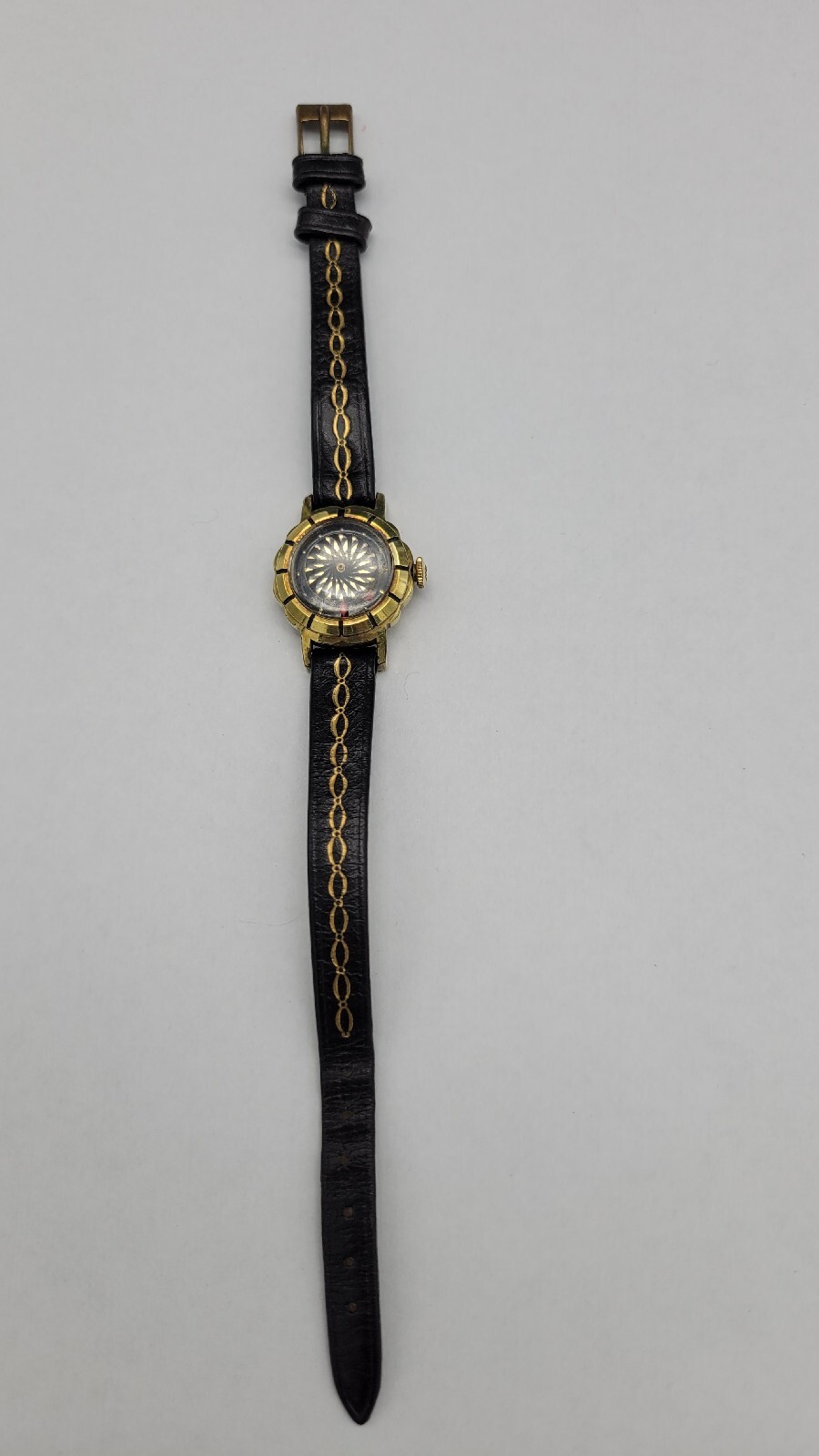 Vintage Ernest Borel Cocktail Kaleidescope Gold Plate Ladies Watch
