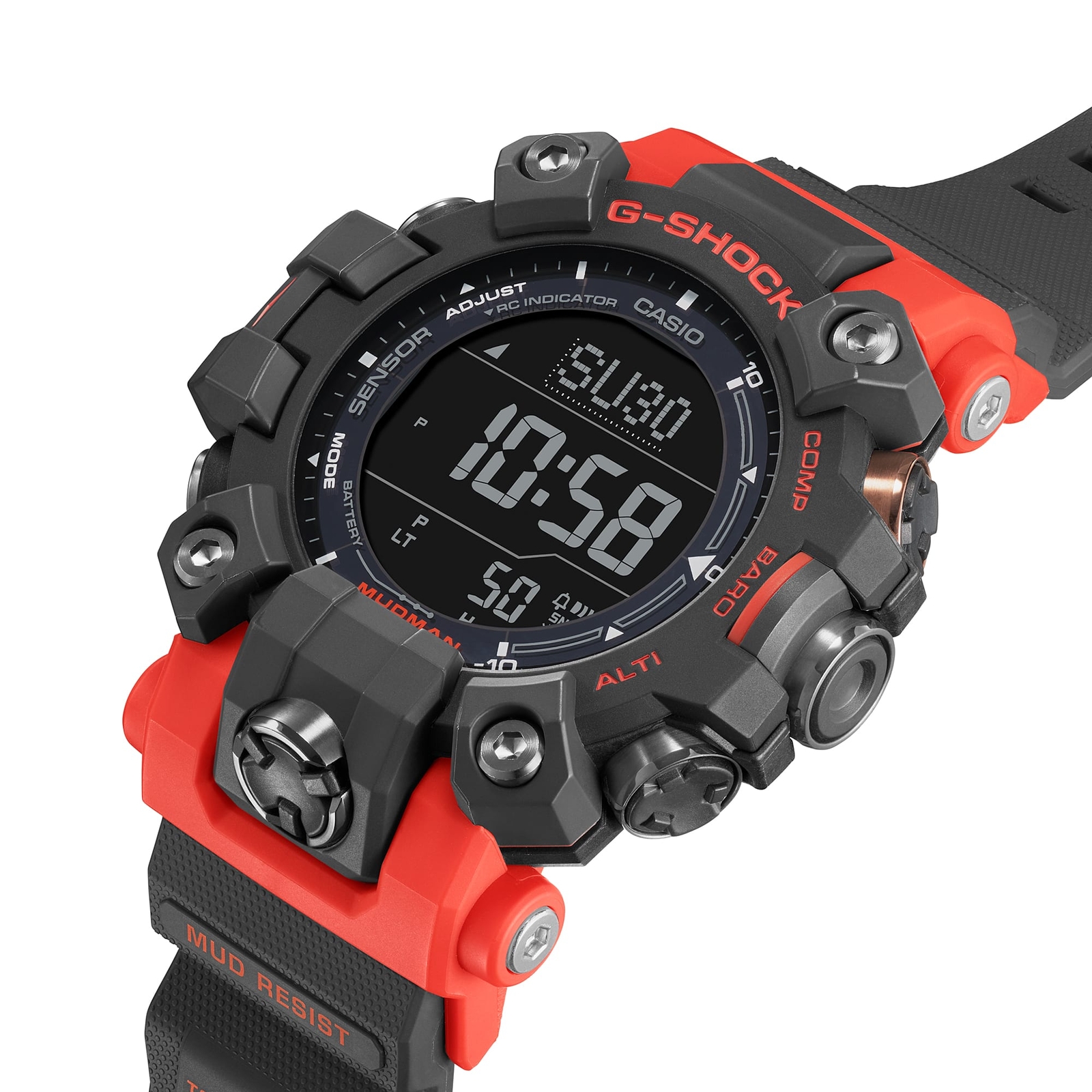 Casio G-Shock GW-9500-1A4 Mudman Master of G Land Orange Solar Power