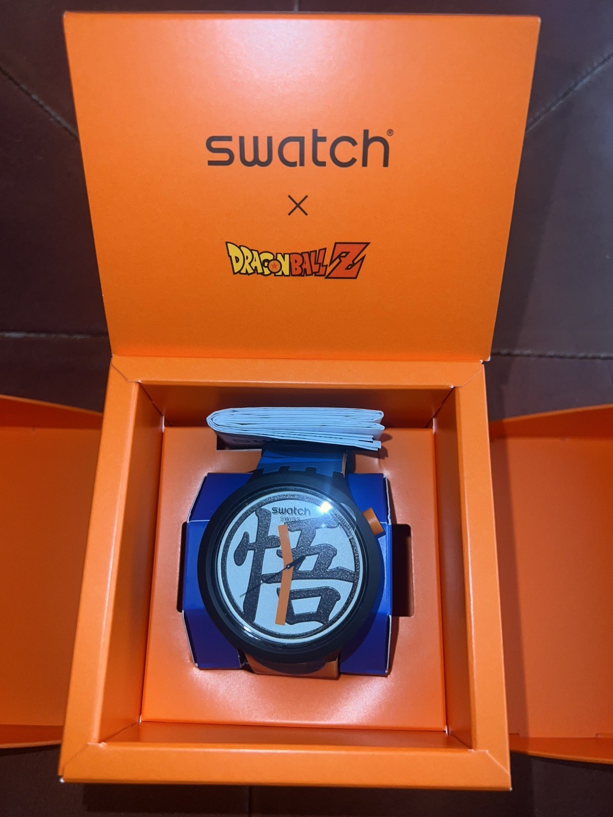 Rare Swatch X Dragon Ball Z collection GOKU Watch Limited Special edition