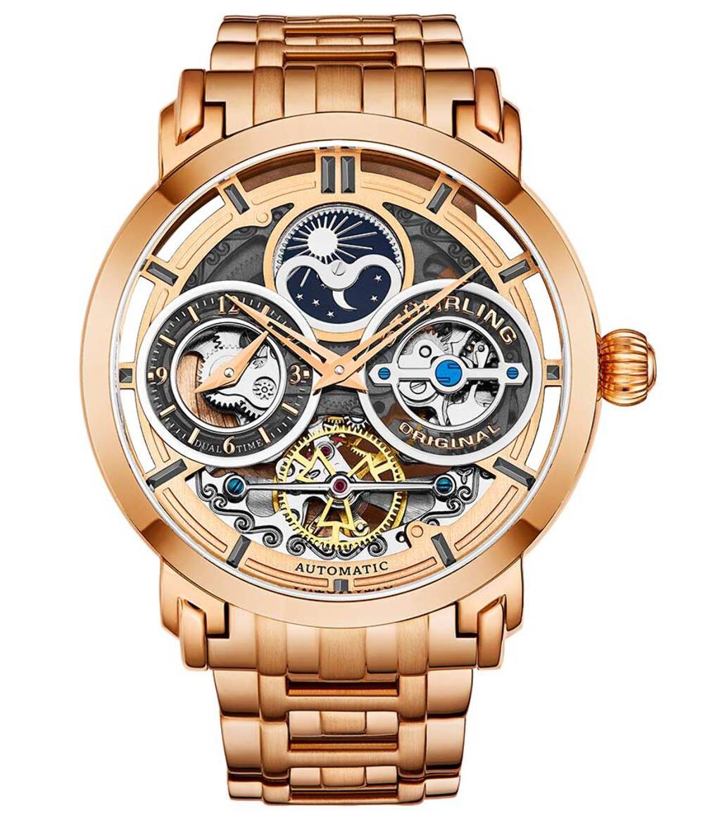 Legacy Rose Dial / Rose Stainless Steel | Rose Gold Dial Wristwatch 371B.04
