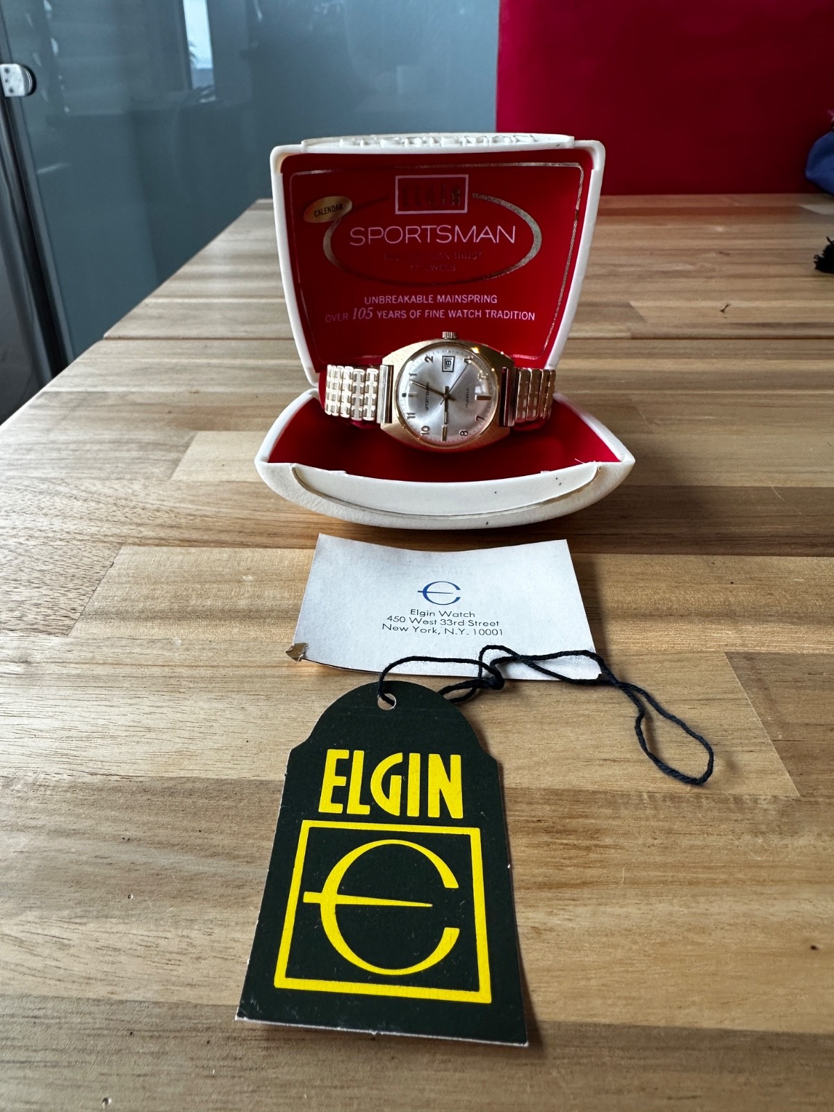 Vintage Elgin Sportsman 17 Jewels Manual Wind Men’s Watch – Gold Tone – RUNS