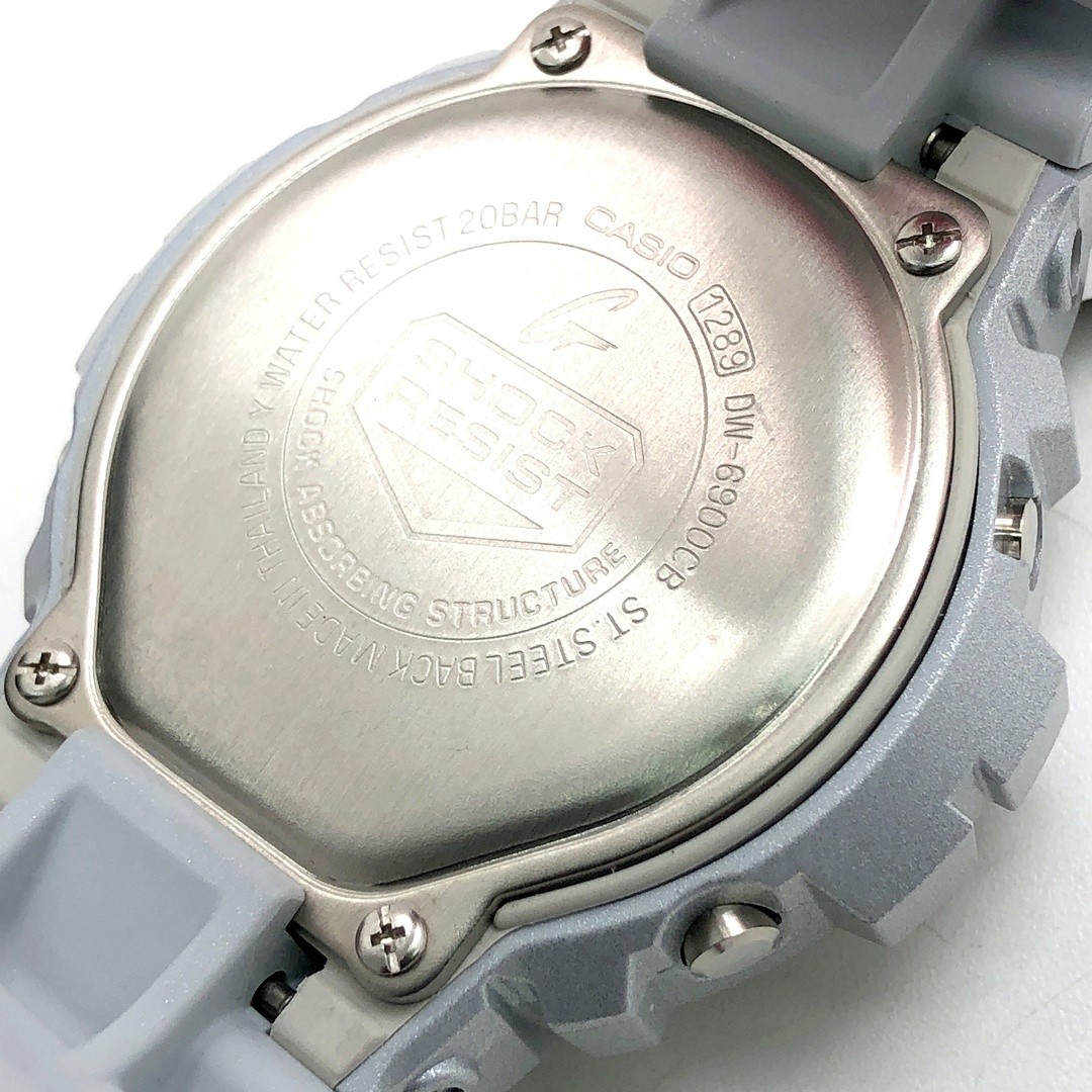 G SHOCK DW 6900CB 8 Crazy Colors Silver x Pink Mirror Dial Inverted Released in