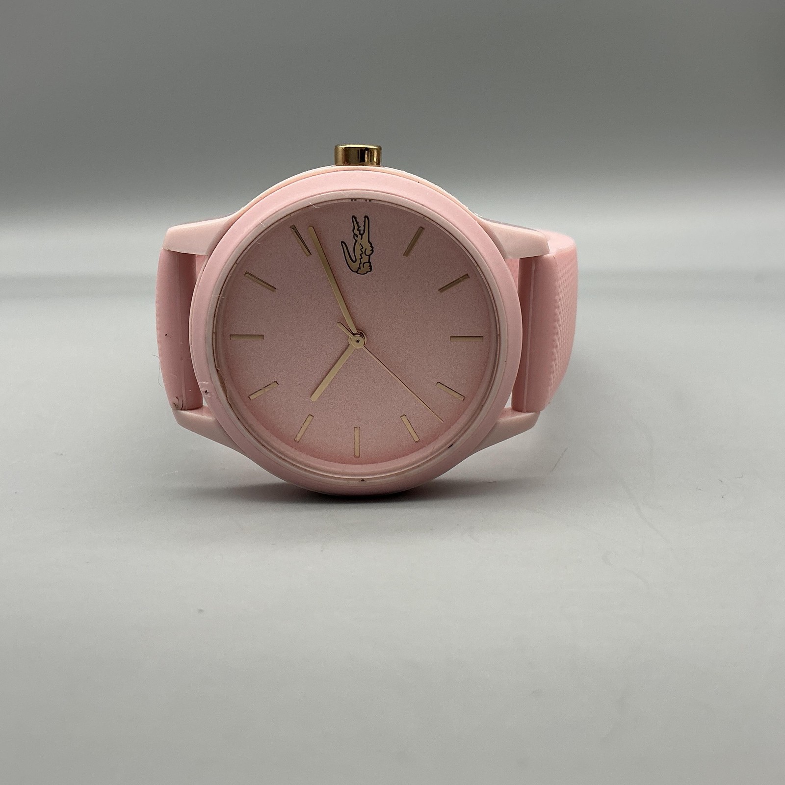 Lacoste Monochrome Womens Watch 36mm Pink Silicone LC.112.3.29.2930 New Battery