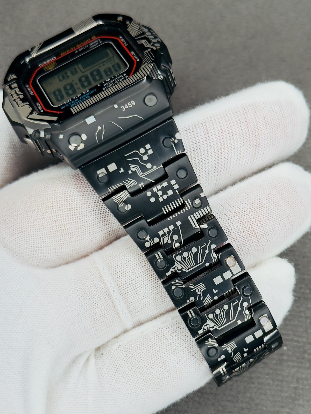 Custom Solid Titanium CASIO G-SHOCK GW-M5610U-1ER Mod