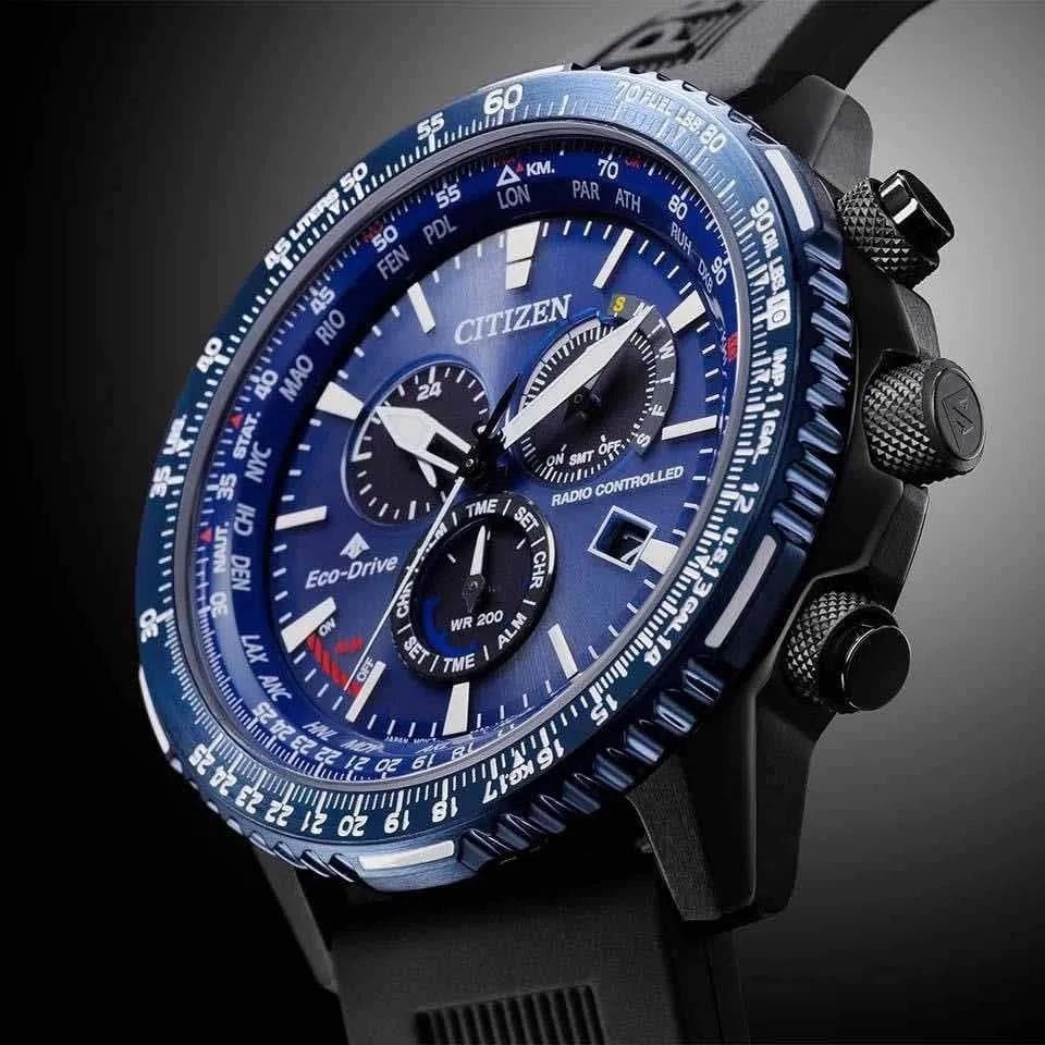 Citizen ProMaster Sky Solar CB5006-02L 45.9mm Blue Dial wrist 20.5cm/8.1in