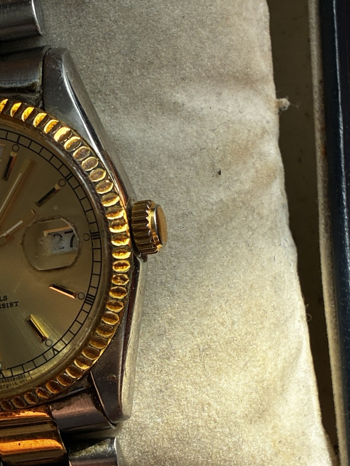 RARE Vintage Men’s Orient Automatic President Day Date Gold Dial Runs Great!