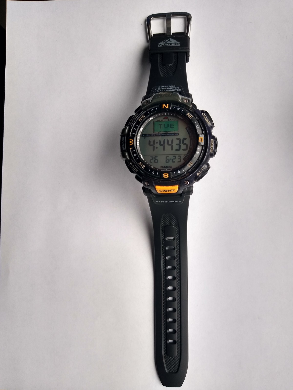 Casio 2271 PAG-40 Pathfinder Triple Sensor, fresh battery, OEM strap Updated
