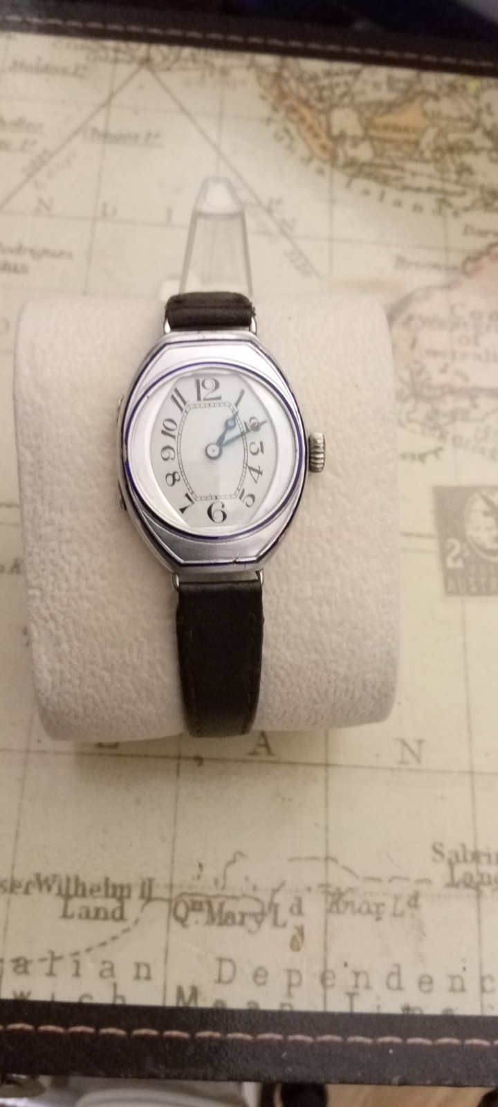 Trench Watch 1916 With Silver Buckle Working exploding numbers