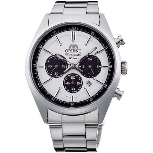 ORIENT WV0041TX Milky White SOLAR PANDA 70’s Neo Seventies Watch Men’s New 0