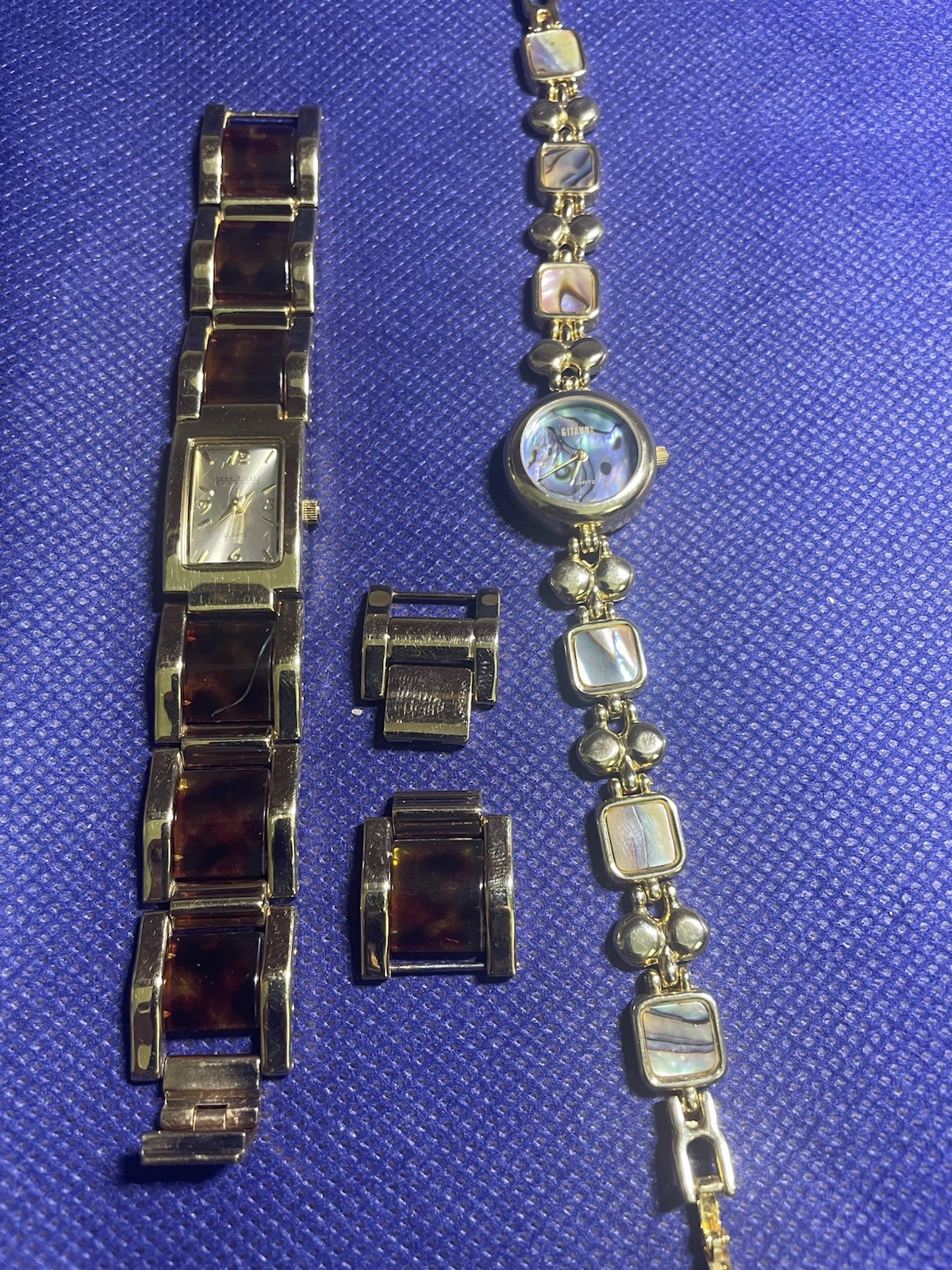 Vintage Gitano Women’s Watch Gold Tone Joan Rivers Classic New Battery Works