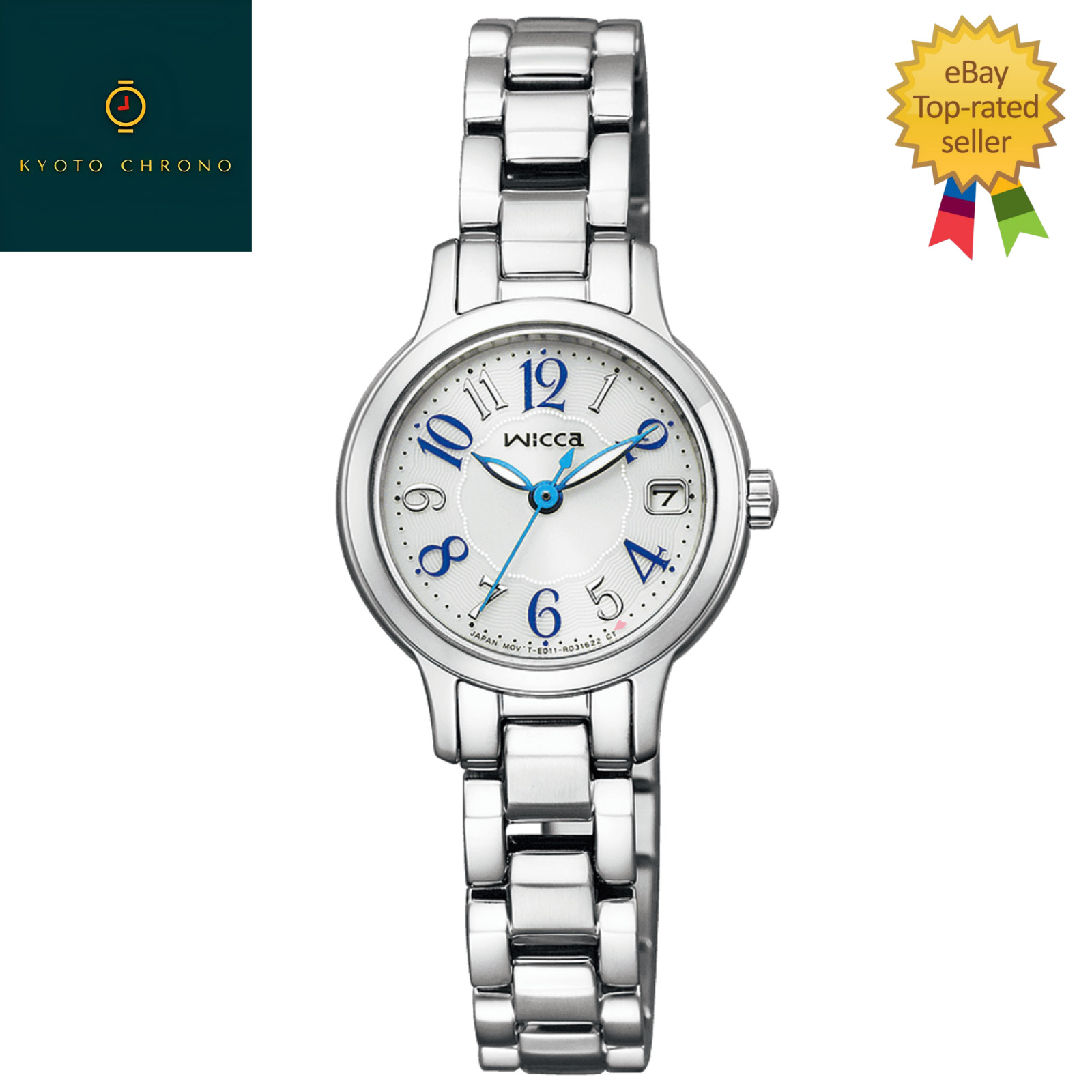 Citizen Wicca KH4-912-13 Silver Solar Tech Analog Women Japan Watch NEW