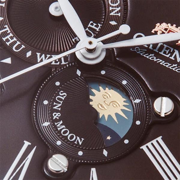 ORIENT RN-AK0002Y Classical SUN & MOON Mechanical Men’s Wristwatch New Japan