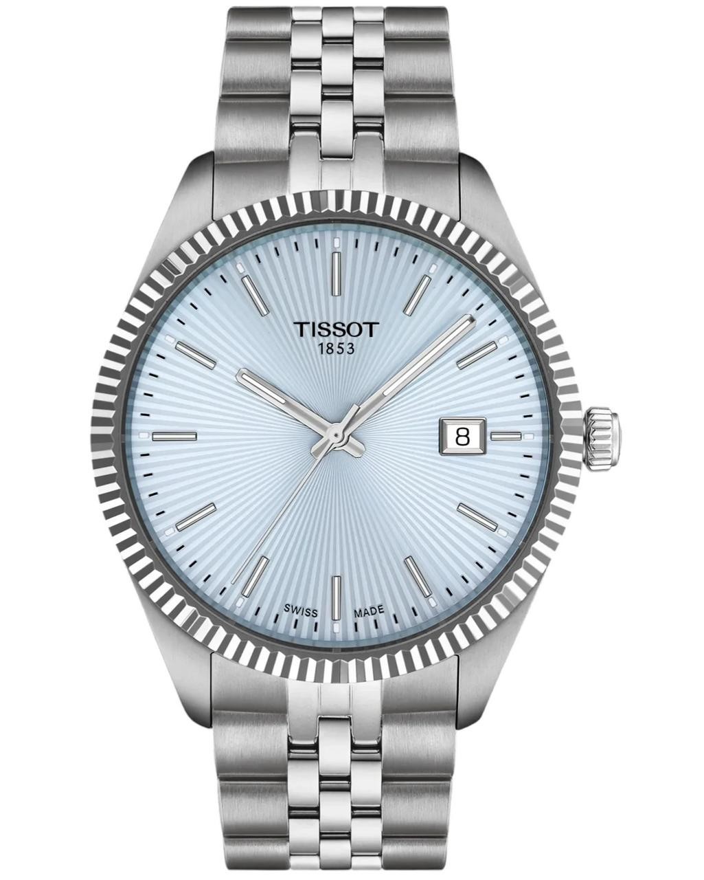 Tissot Ballade Quartz 40mm Ice Blue Dial Steel Men’s Watch T156.410.11.351.00