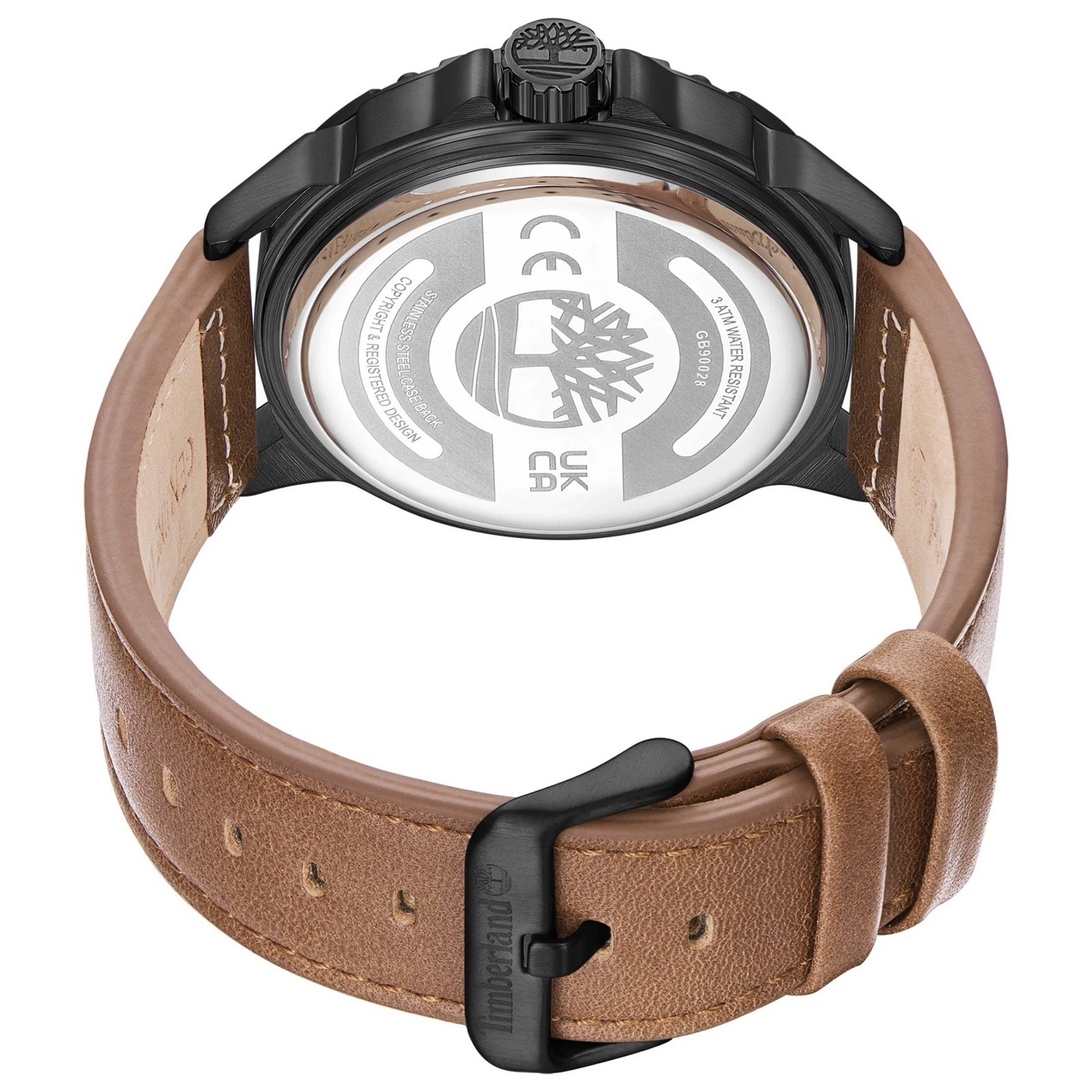 Timberland Classic Leather Men’s Watch, Miyota 2115 Quartz Date Movement NIB
