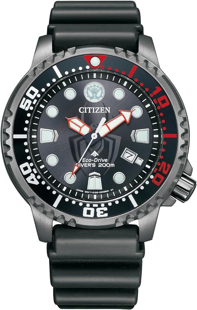 Citizen Promaster BN0255-03E LIMITED Marvel Spider-Man Eco-Drive Black Watch Men
