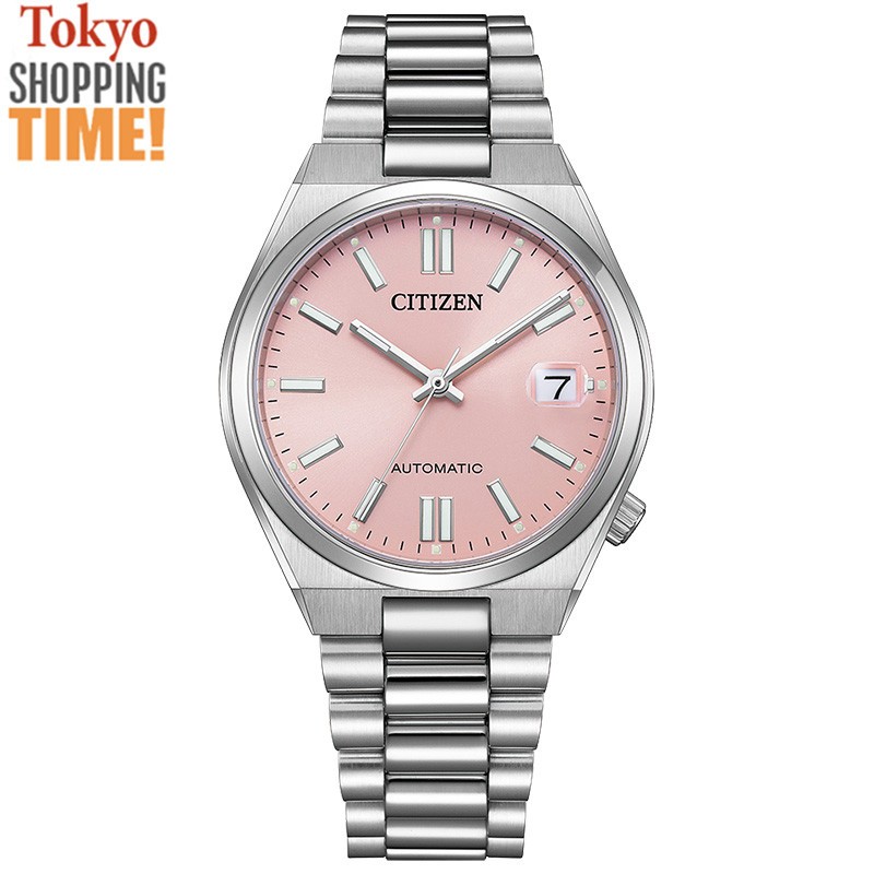 Citizen TSUYOSA NJ0200-50Z Automatic Mechanical Pink Dial Unisex Watch NEW BOX
