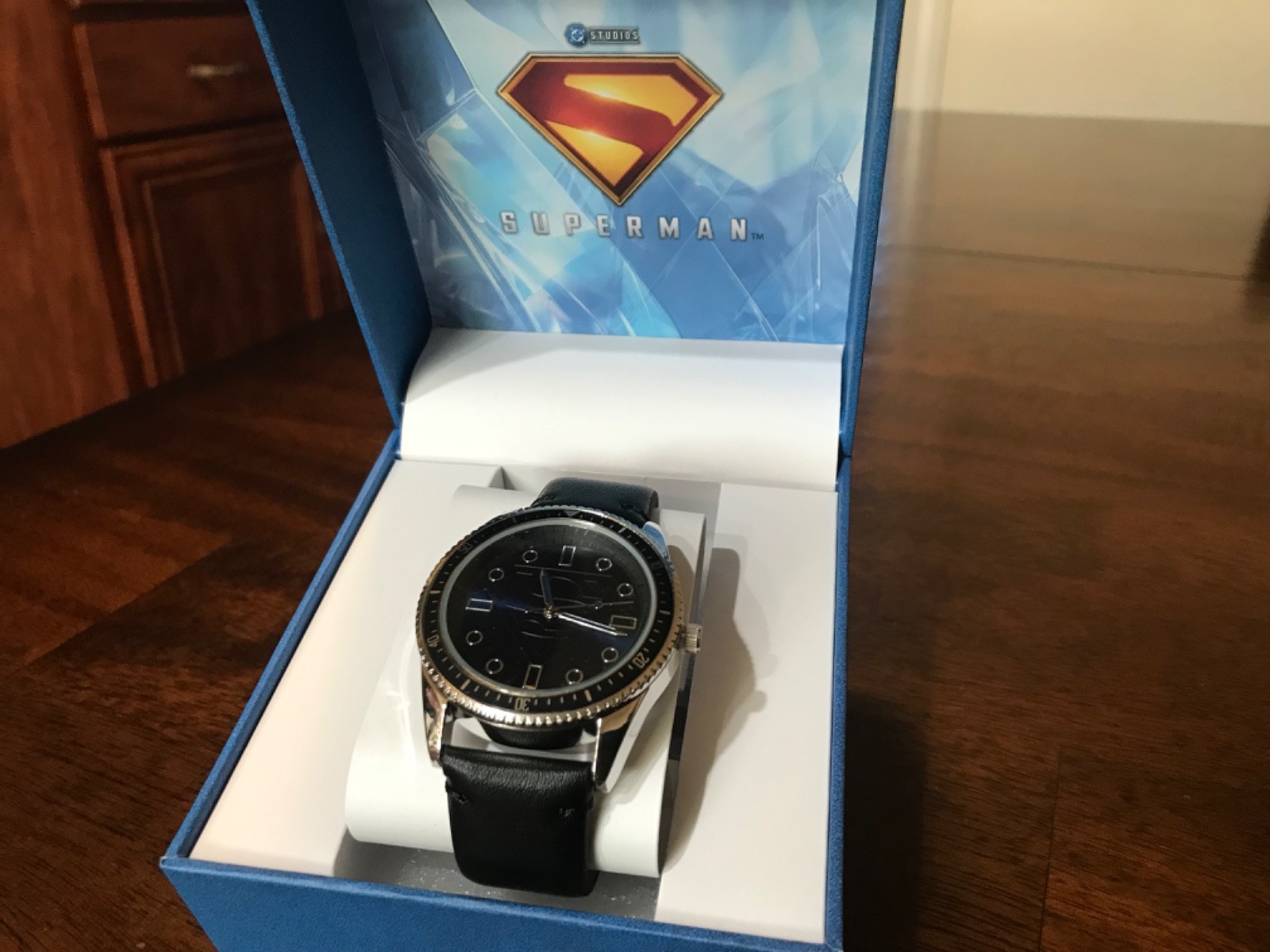 2025~ACCUTIME DC Comics Superman Watch With Box~ Brand New~WITH BOX & PAPERS