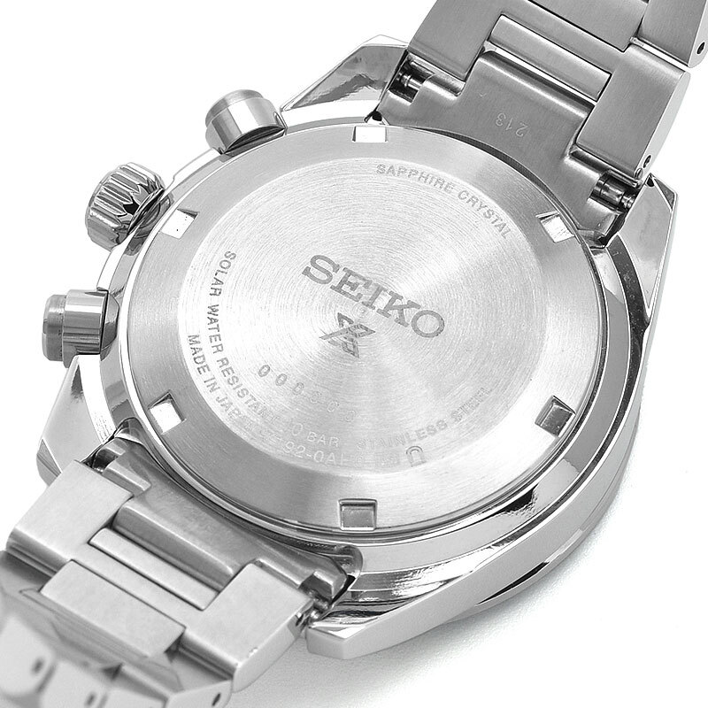 SEIKO PROSPEX SBDL097 SPEEDTIMER Solar Chronograph Watch Pepsi Red x Blue Men’s