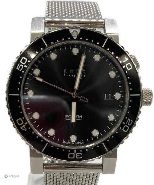 KNOT SAC-40SSVBK Men’s Watch 40mm Stainless Steel Mesh Bracelet