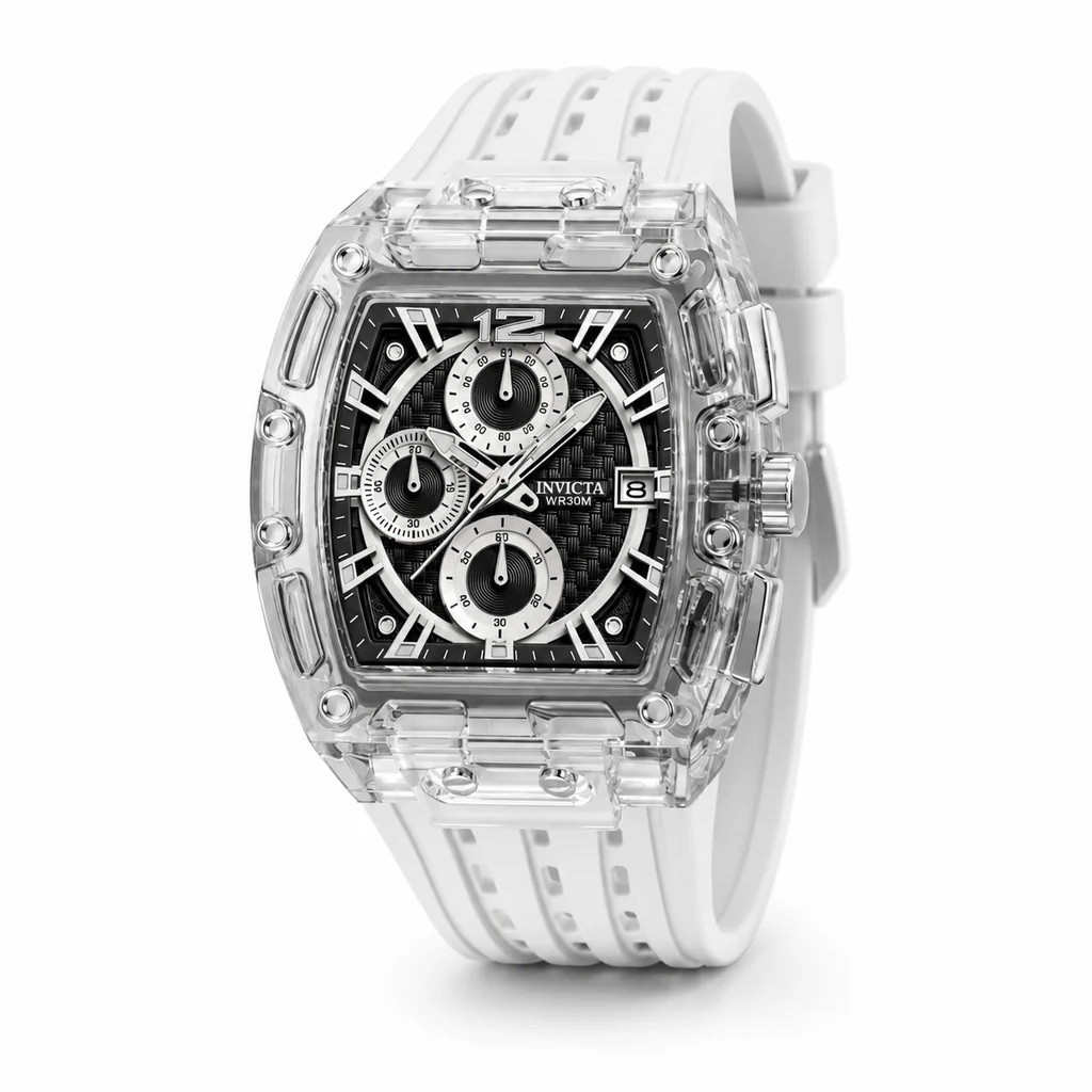70145 – Invicta S1 Rally Allogrip Men 42mm Transparent Tone Case