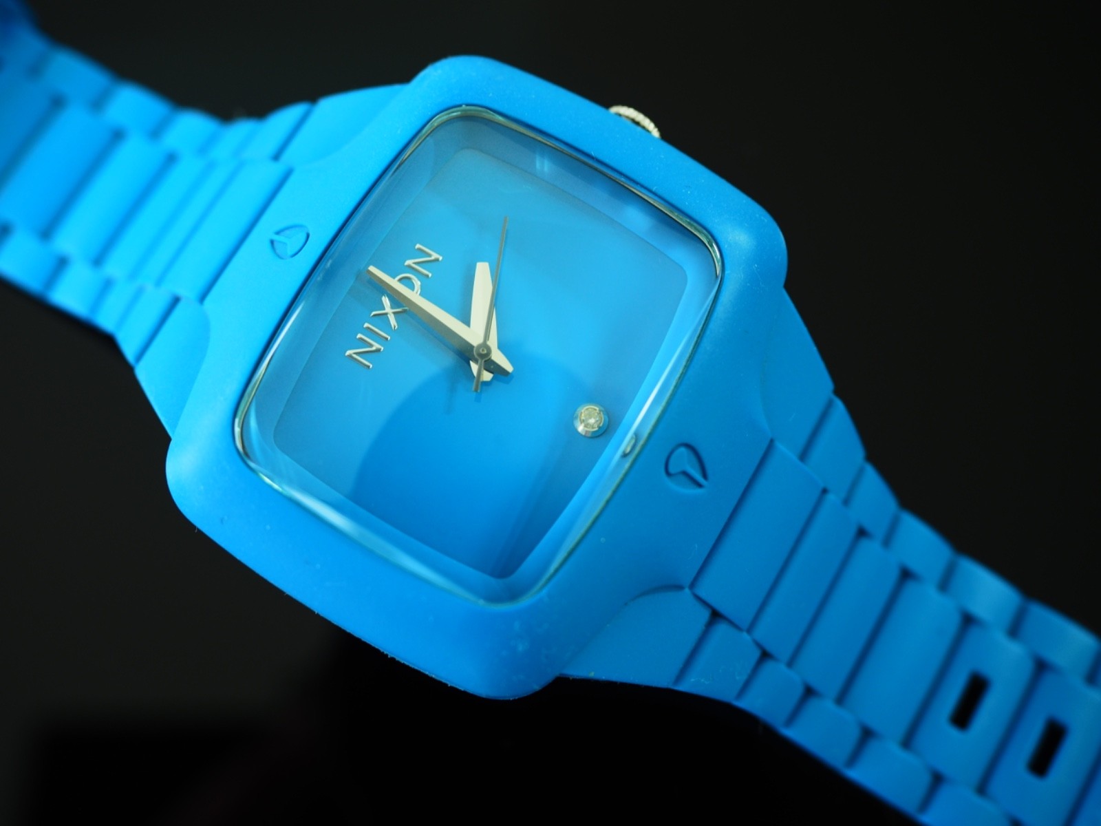Nixon The Rubber Player Watch Blue Excellent