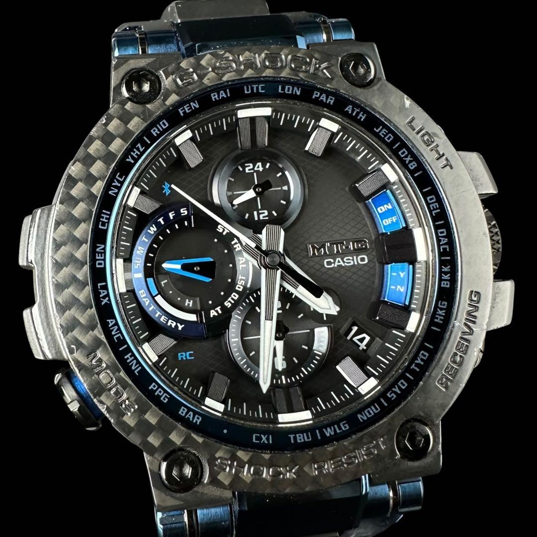 Casio G-Shock MTG-B1000XB-1AJF Carbon Fiber Resin Watch Box Manual From Japan