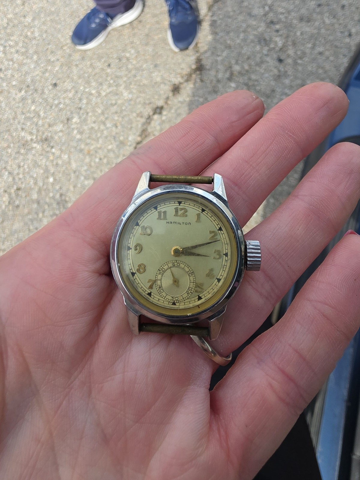 Hamilton WWII Military ORD DEPT US Army Watch 987A Manual Wind