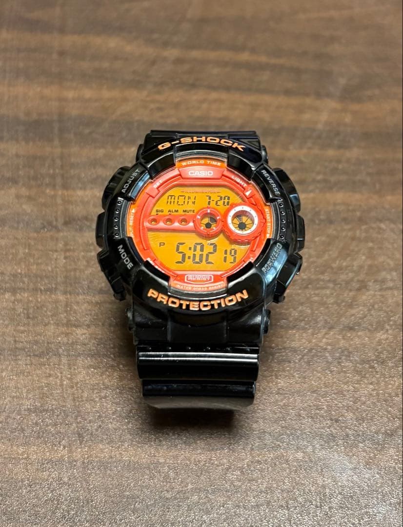 CASIO G-SHOCK GD-100HC Black × Orange From,Japan