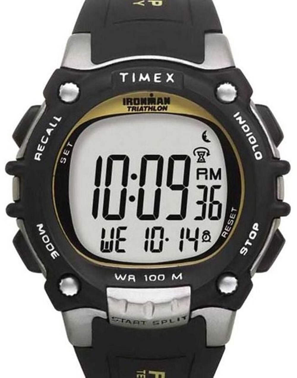 Timex T5E2319J Men’s Ironman Classic 100 Black Resin Digital Watch T5E231